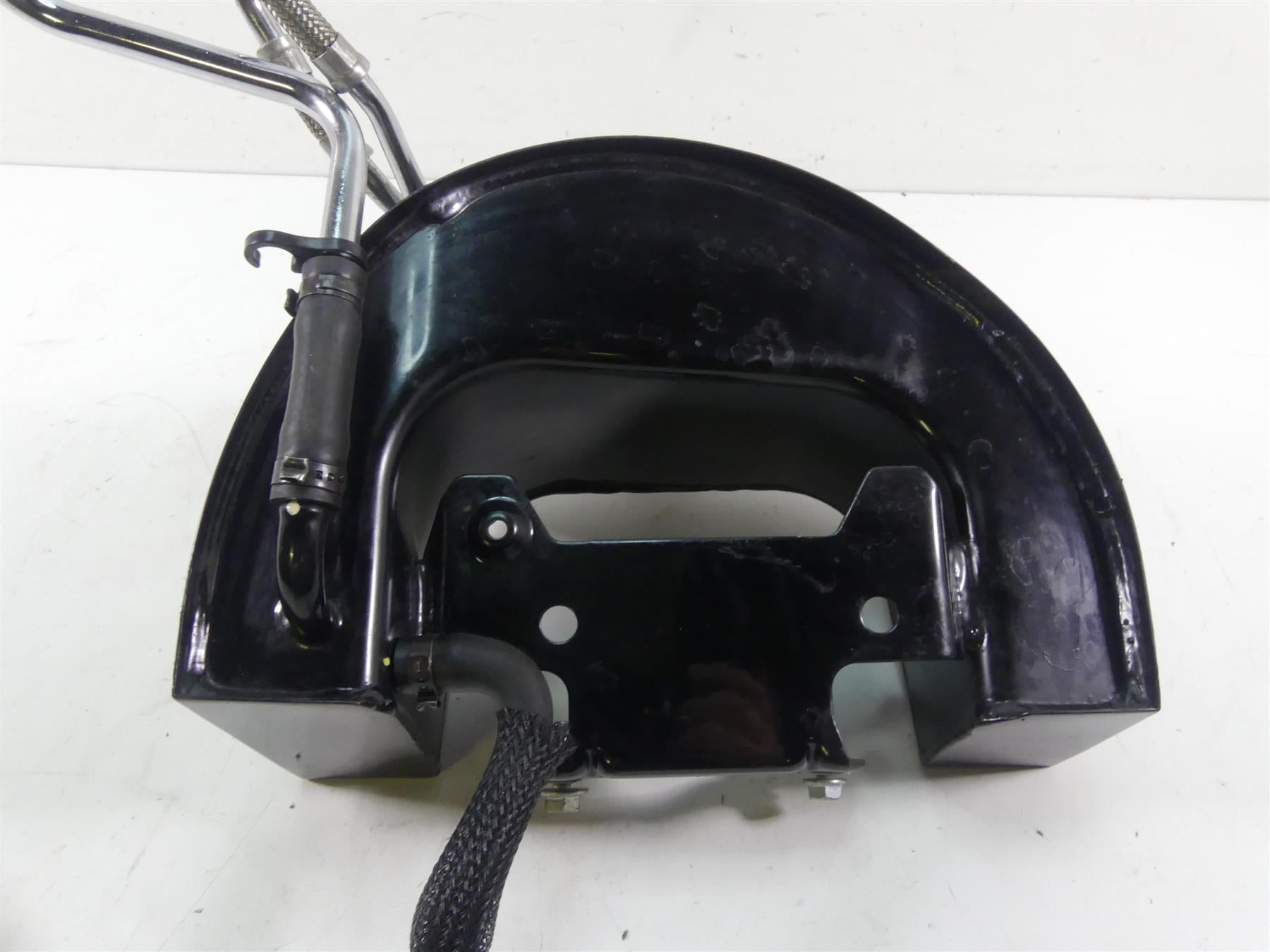 2016 Harley FLS Softail Slim Oil Tank Reservoir + Chrome Hoses Tubes 62492-01A {{ shop.shopifyCountryName }} - Mototech271