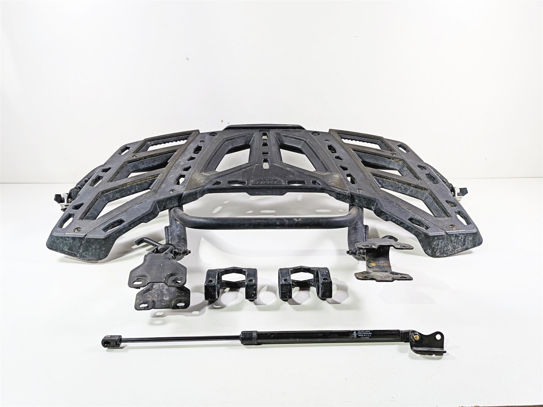 2018 Can Am Maverick X3 XRC Turbo R Linq Pivoting Rear Rack Black 715008295 {{ shop.shopifyCountryName }} - Mototech271