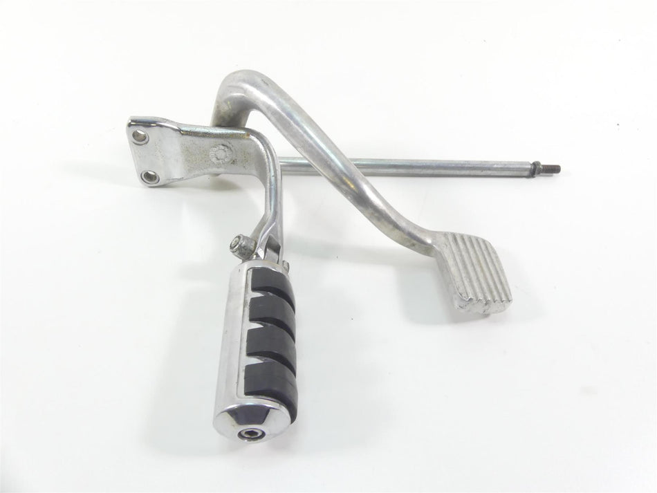 1999 Harley Dyna FXDL Low Rider Right Front Mid Footpeg & Brake Pedal 42502-90B {{ shop.shopifyCountryName }} - Mototech271
