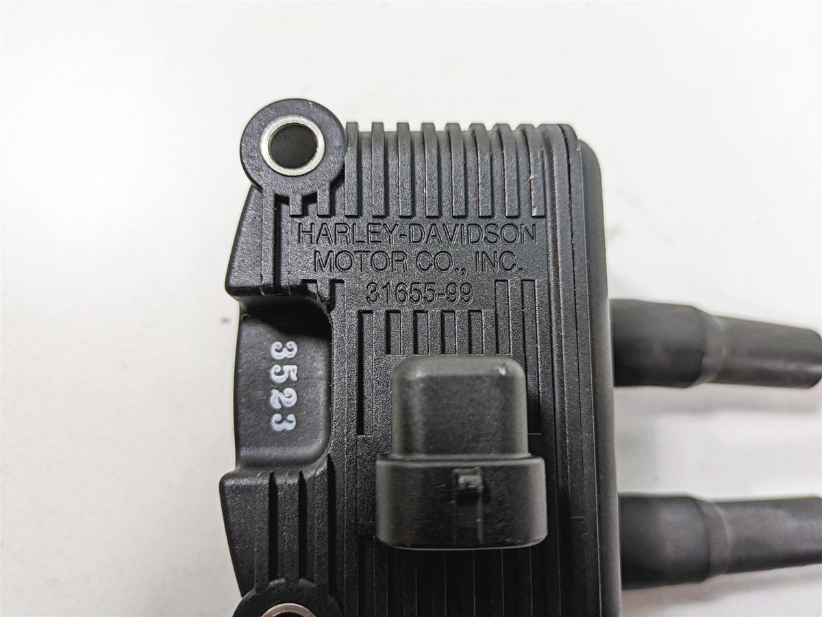 2005 Harley Dyna FXDL Low Rider Ignition Coil Wire Plug + Cover Set 31655-99 {{ shop.shopifyCountryName }} - Mototech271