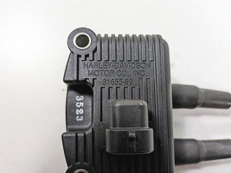 2005 Harley Dyna FXDL Low Rider Ignition Coil Wire Plug + Cover Set 31655-99 {{ shop.shopifyCountryName }} - Mototech271