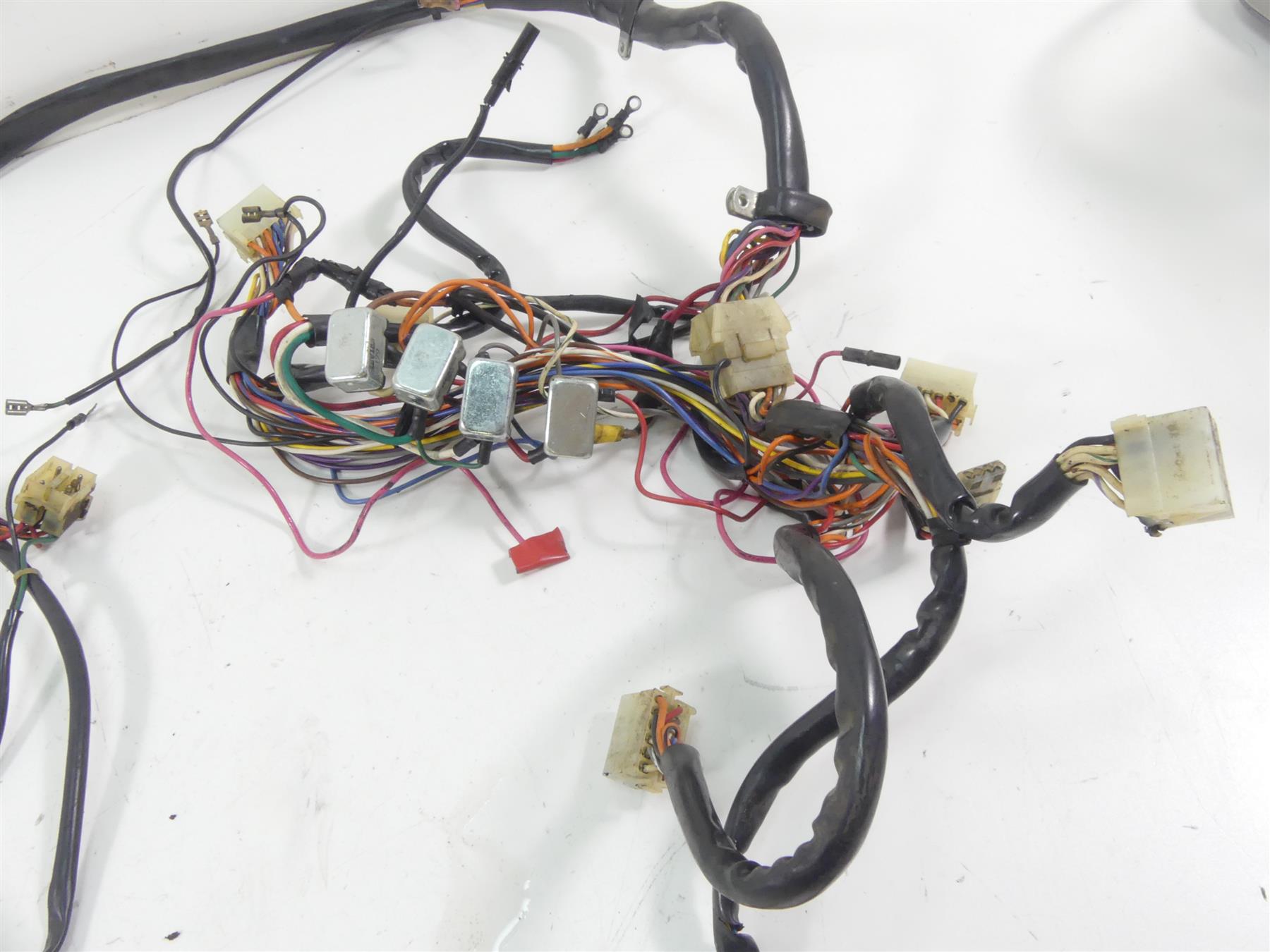 1989 Harley Touring FLTC Tour Glide Main Wiring Harness Loom - No Cuts 70985-89A {{ shop.shopifyCountryName }} - Mototech271