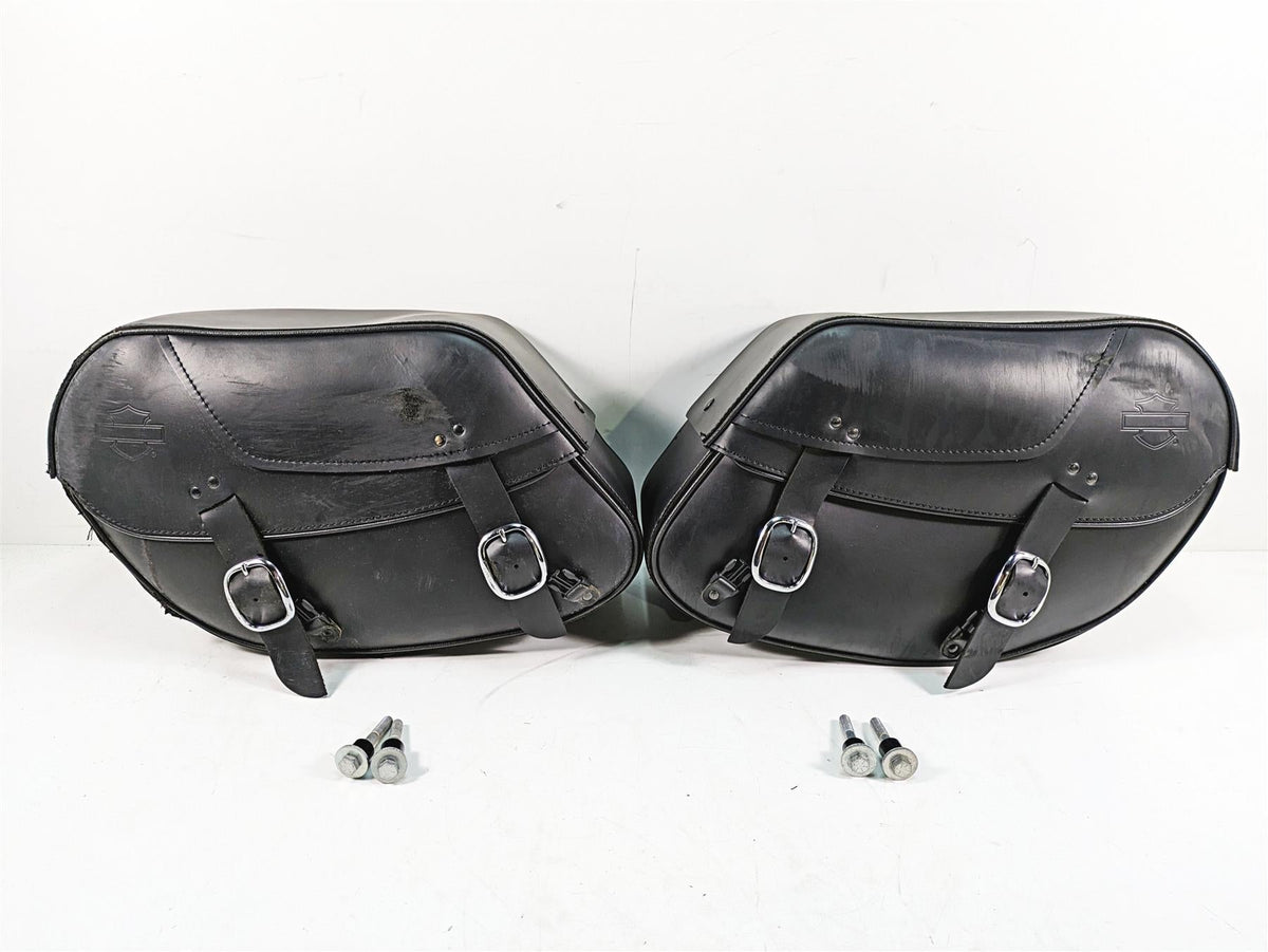 2009 Harley Dyna FXDFSE CVO Fat Bob Saddlebag Saddle Bags Set 9036906D {{ shop.shopifyCountryName }} - Mototech271