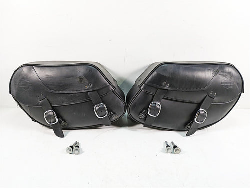 2009 Harley Dyna FXDFSE CVO Fat Bob Saddlebag Saddle Bags Set 9036906D | Mototech271