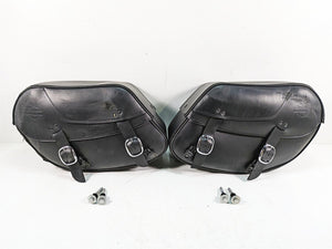 2009 Harley Dyna FXDFSE CVO Fat Bob Saddlebag Saddle Bags Set 9036906D | Mototech271