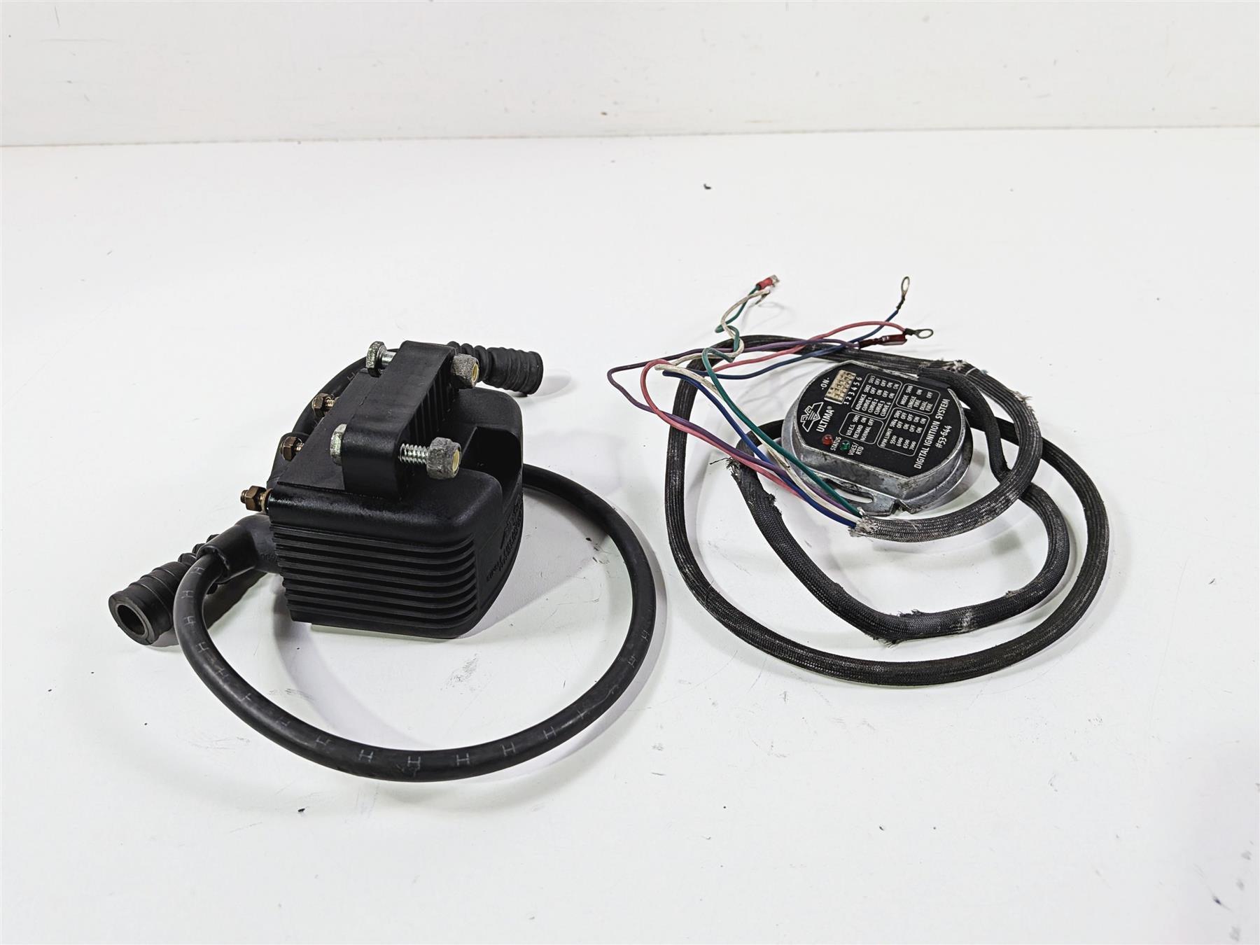 1993 Harley Touring FLHTCU 80ci Evo Ultima Single Fire Ignition Coil Set 53-644 {{ shop.shopifyCountryName }} - Mototech271