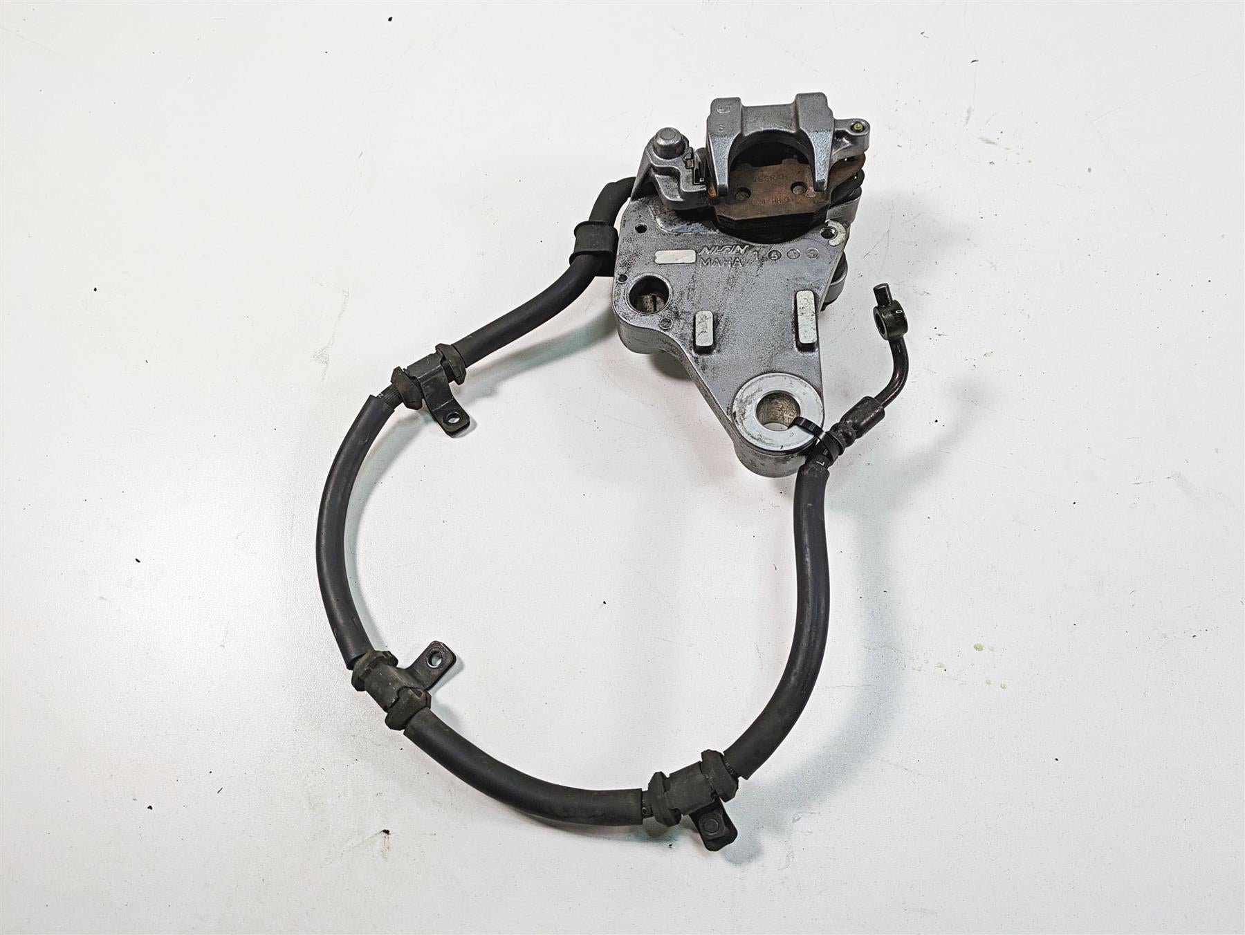 2006 Honda VT1100 C2 Shadow Nissin Rear Brake Caliper & Bracket 43150-MAH-315 {{ shop.shopifyCountryName }} - Mototech271