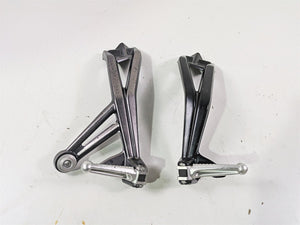 2012 Ducati Streetfighter 848 Rear Passenger Footpeg Set 82411561A 82411571A