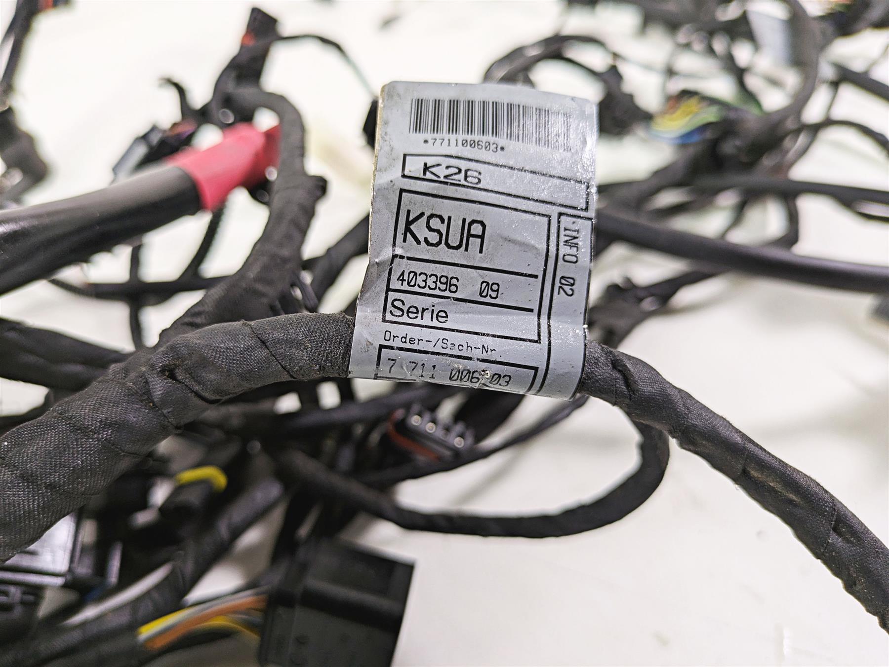 2009 BMW R1200RT K26 Main & Engine Wiring Harness Esa Heat 61117711006 {{ shop.shopifyCountryName }} - Mototech271