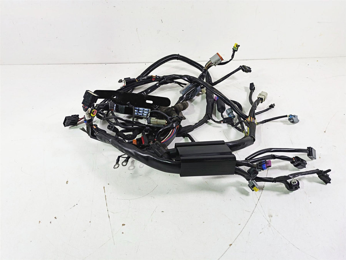 2009 Harley FXCWC Softail Rocker Main Wiring Harness Loom - No Cuts 70452-08 {{ shop.shopifyCountryName }} - Mototech271