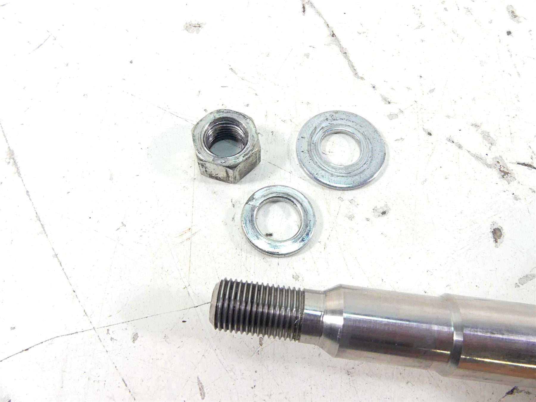 1997 Harley Sportster XL1200 C Front Axle Wheel Spindle 43895-87B {{ shop.shopifyCountryName }} - Mototech271