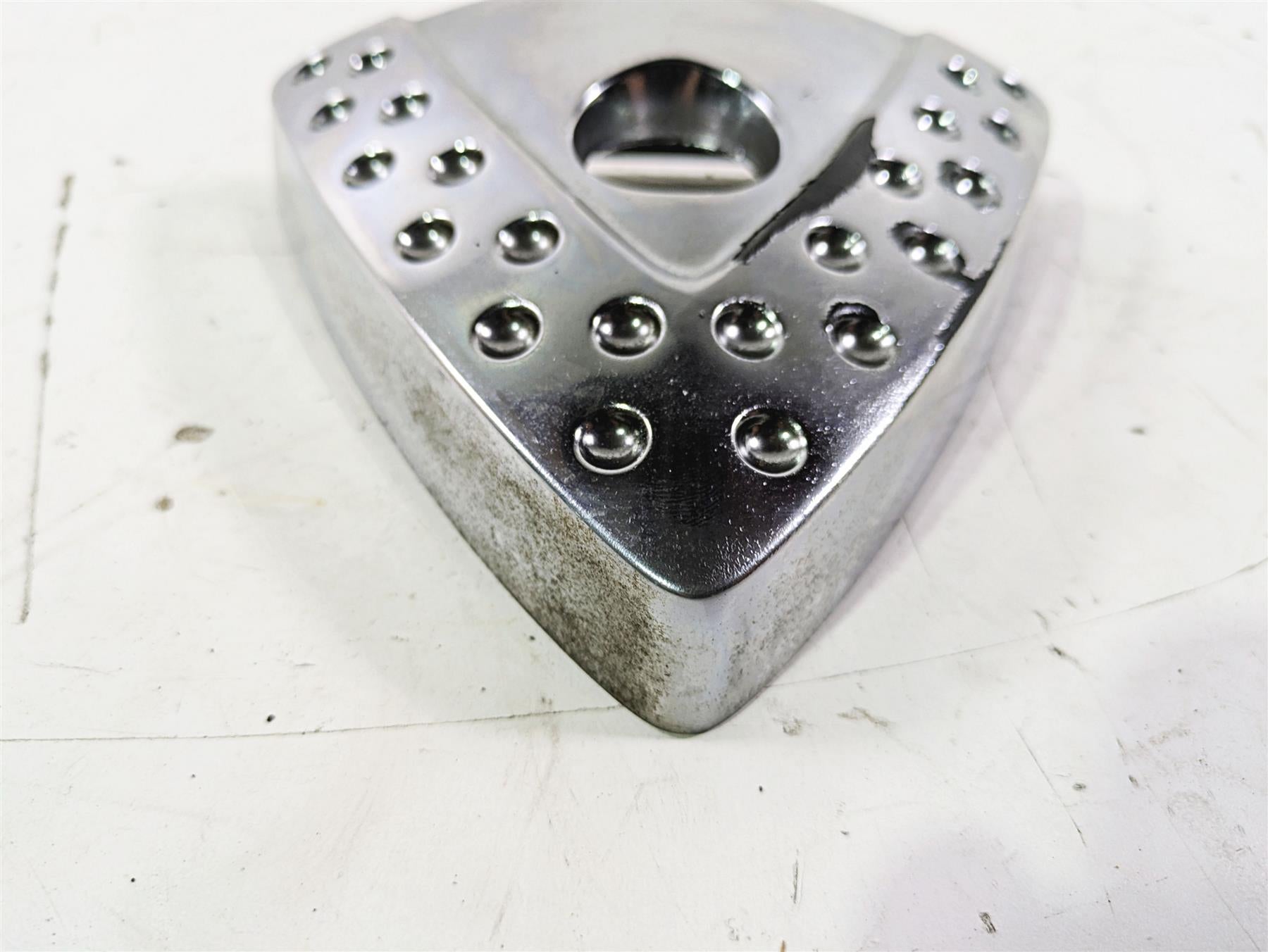 2004 Victory Kingpin Left Triangle Engine Ignition Side Cover 5245659 {{ shop.shopifyCountryName }} - Mototech271