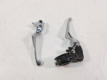 Load image into Gallery viewer, 2012 Harley FLD Dyna Switchback Chrome Clutch &amp; Brake Lever + Perch Set 38608-96
