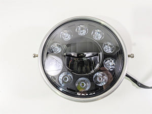 2016 Zero Motorcycles S 9.8 7 Inch Round 11 Diode Chrome Crystal High Power LED Headlight 29-160614