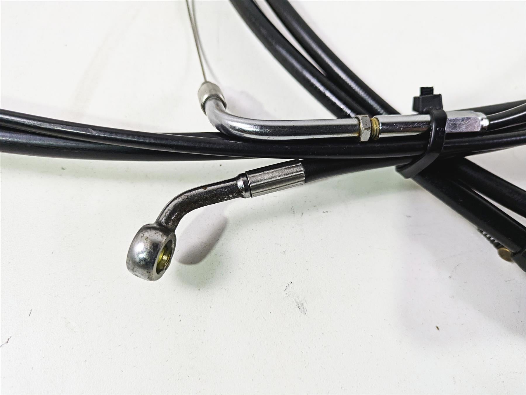 2014 Harley FLS Softail Slim 16" Apehanger Extended Throttle & Clutch Cables {{ shop.shopifyCountryName }} - Mototech271