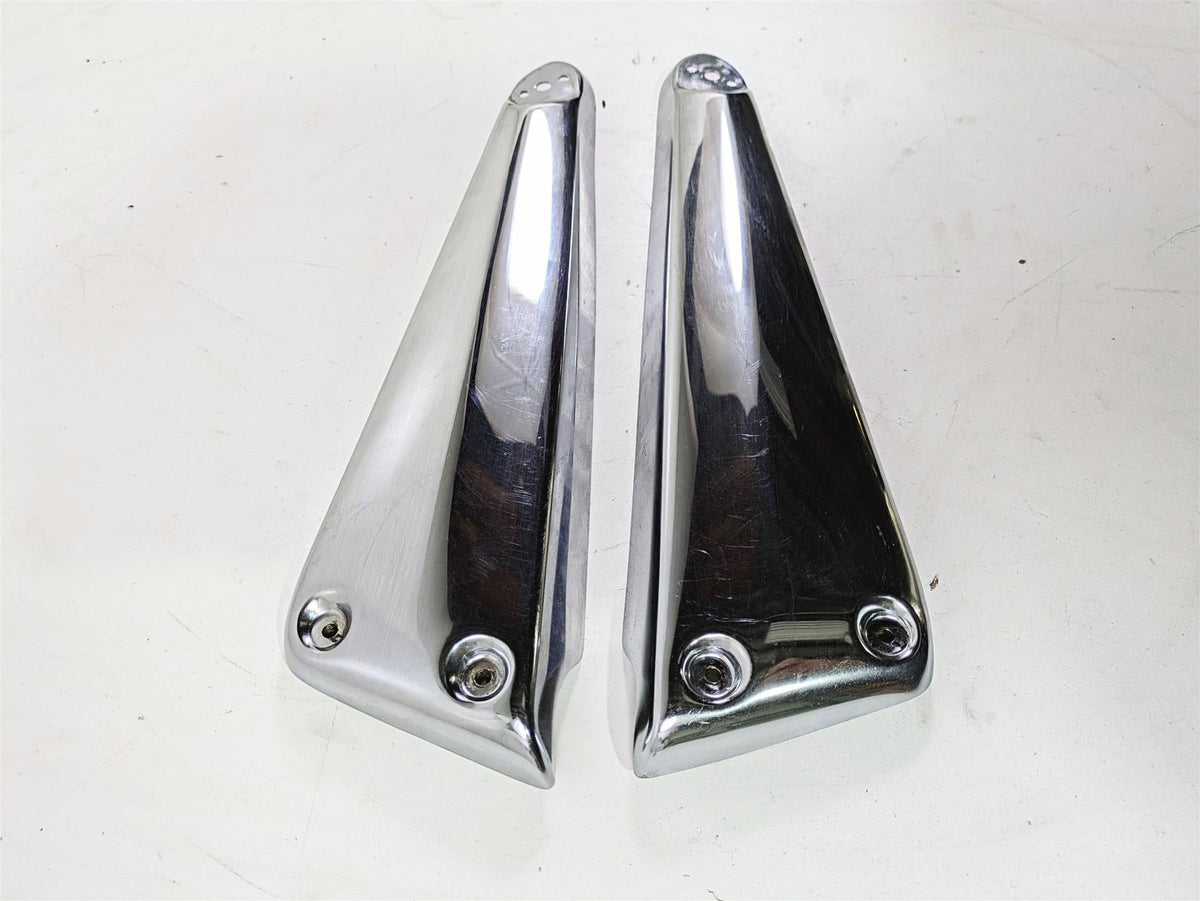 2006 Triumph Rocket 3 Rear Chrome Side Guards Covers Struts T2081425 T2081430 {{ shop.shopifyCountryName }} - Mototech271