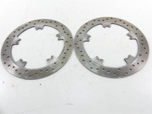 Load image into Gallery viewer, 2012 Harley VRSCF Muscle Rod Front Brake Rotor Disc Set 44553-06A | Mototech271
