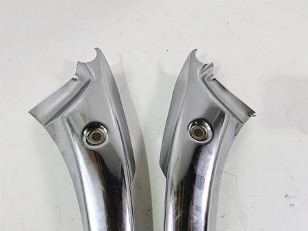 2006 Triumph Rocket 3 Rear Fender Chrome Braces Struts Covers T2306014 T2306024 {{ shop.shopifyCountryName }} - Mototech271