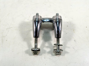2012 Harley FLD Dyna Switchback Chrome Handlebar Riser Holder 55900004 | Mototech271