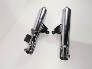 2013 Triumph Bonneville Stock Exhaust Pipe Muffler Set T2206490 T2206485