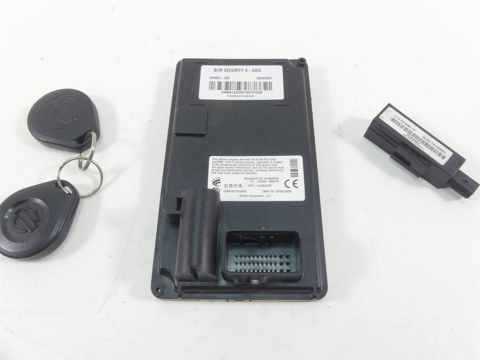 2014 Harley Touring FLHTK Electra Glide Bcm Module & Key Fob 69994-12A {{ shop.shopifyCountryName }} - Mototech271