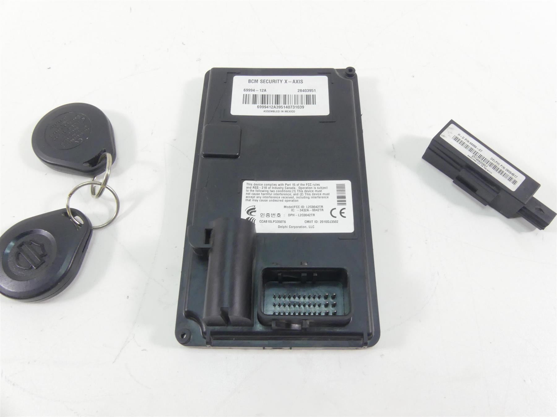 2014 Harley Touring FLHTK Electra Glide Bcm Module & Key Fob 69994-12A