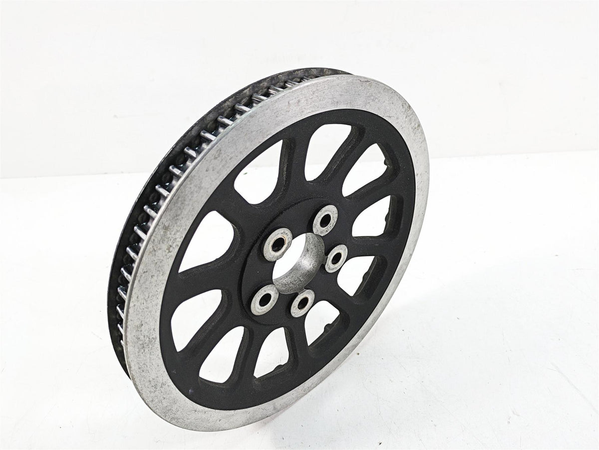 2009 Harley Softail FLSTSB Cross Bones Rear Drive Belt Pulley 66T 7/8 37715-07 {{ shop.shopifyCountryName }} - Mototech271