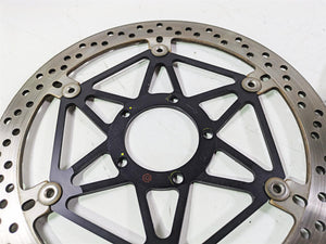 2016 Ducati Monster 1200 S Front Brake Rotor Disc Set Brembo 49241351A 49241341A