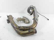 Load image into Gallery viewer, 2017 Ducati Monster 1200 S Oem Exhaust Rear Header Manifold &amp; Servo 57211632A
