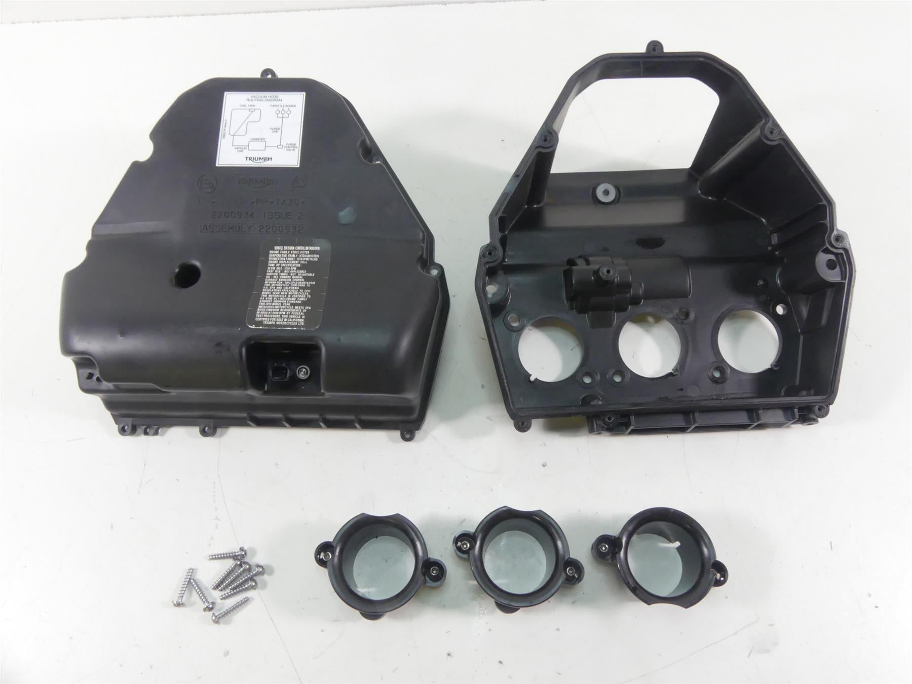 2019 Triumph Street Triple 765R Air Box Cleaner Breather Filter T2200932 {{ shop.shopifyCountryName }} - Mototech271