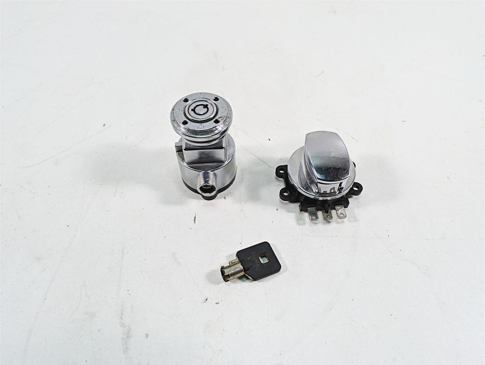 2009 Harley FXDF Dyna Fat Bob Ignition Switch Steering Lock Set 71430-06B {{ shop.shopifyCountryName }} - Mototech271