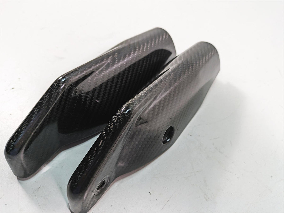 2011 Ducati Hypermotard 1100 Evo SP Front Fork Lower Carbon Guards 46012801E {{ shop.shopifyCountryName }} - Mototech271