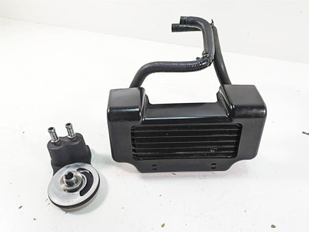 2013 Harley Touring FLHX Street Glide Oil Cooler + Cover & Flange 63083-11A {{ shop.shopifyCountryName }} - Mototech271