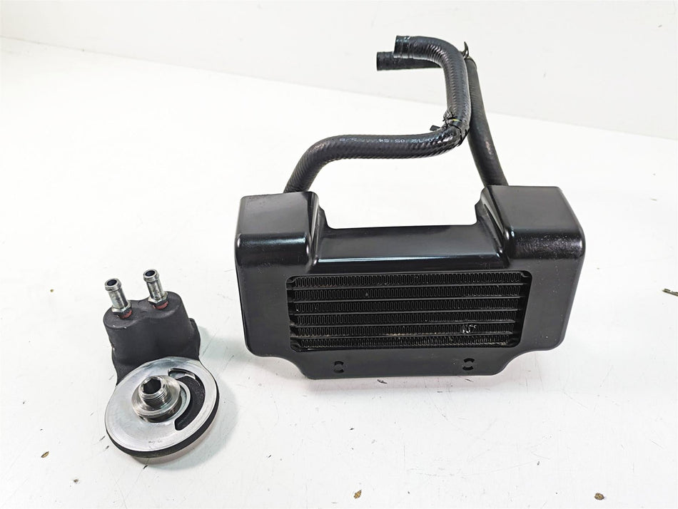 2013 Harley Touring FLHX Street Glide Oil Cooler + Cover & Flange 63083-11A {{ shop.shopifyCountryName }} - Mototech271