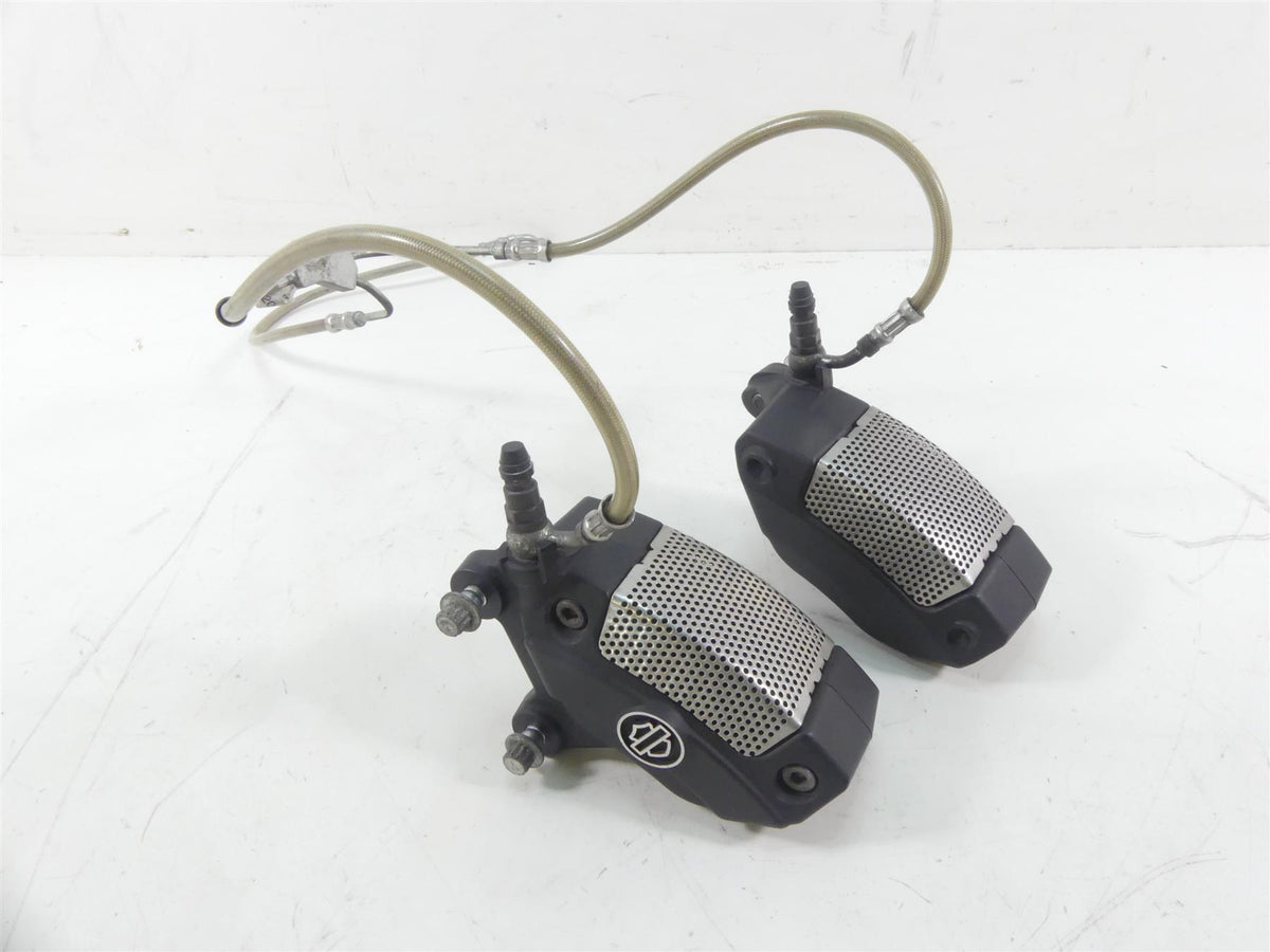 2013 Harley VRSCF Muscle V-Rod Front Brake Caliper Set + Lines 44731-08 44732-08 {{ shop.shopifyCountryName }} - Mototech271