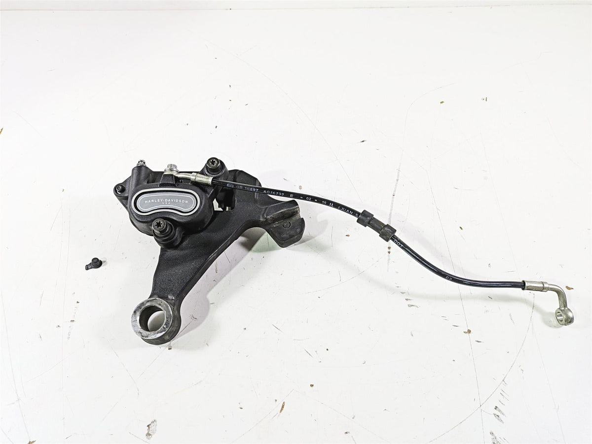 2015 Harley FXDL Dyna Low Rider Nice Rear Brake Caliper & 25mm Bracket 40908-08 {{ shop.shopifyCountryName }} - Mototech271