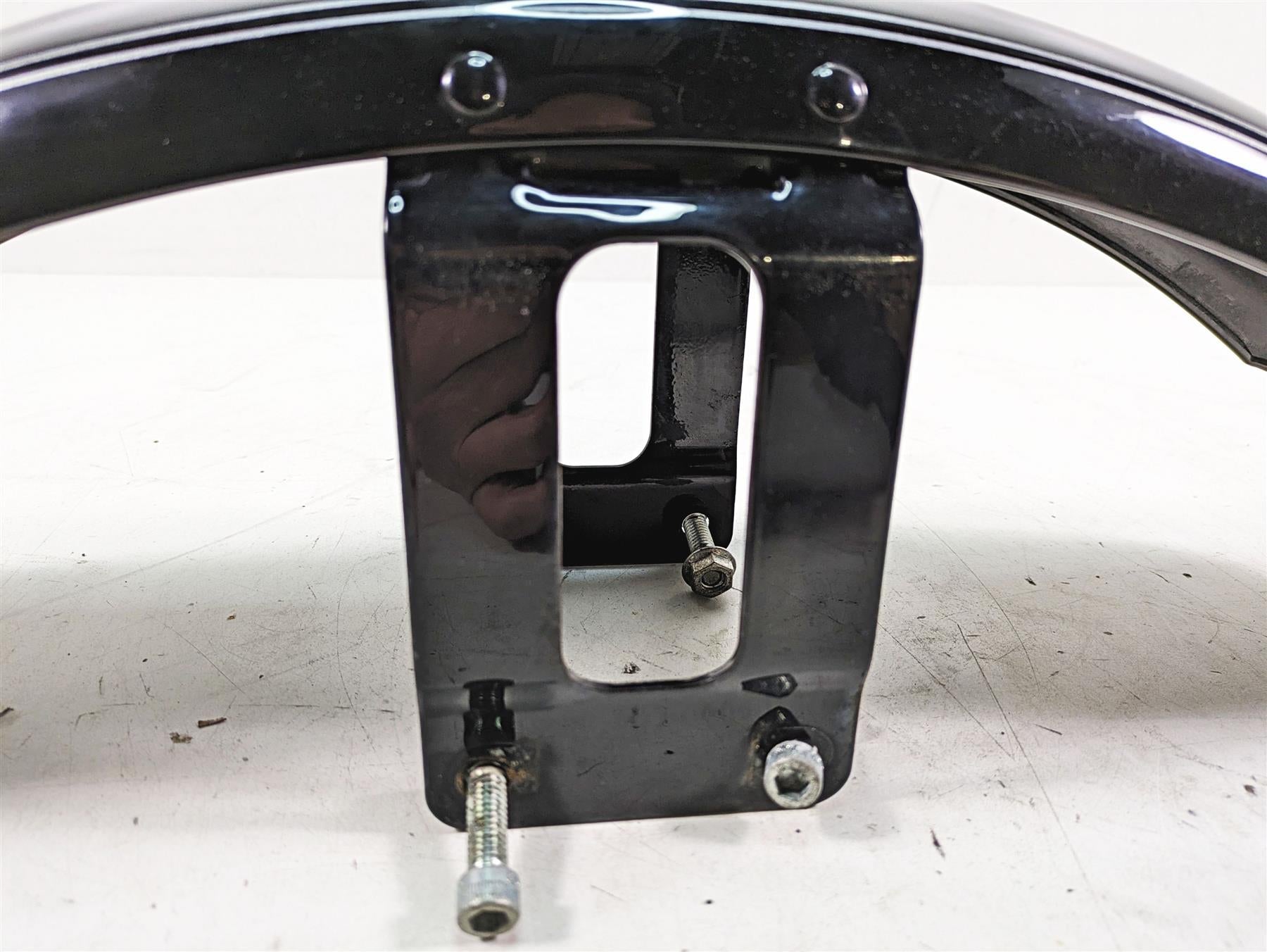 2007 Harley Sportster XL1200 C Front Fender Vivid Black Silver