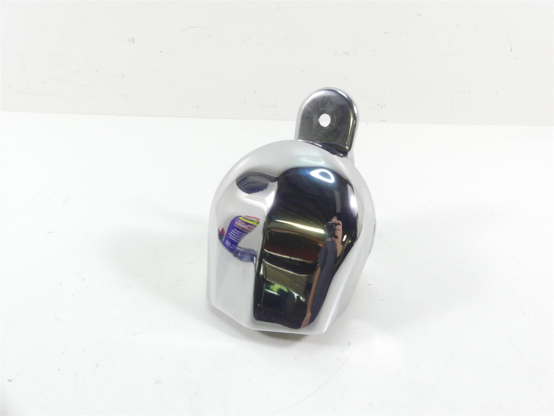 2007 Harley FLHTCU SE CVO Electra Glide Horn With Chrome Cover 61300478 {{ shop.shopifyCountryName }} - Mototech271