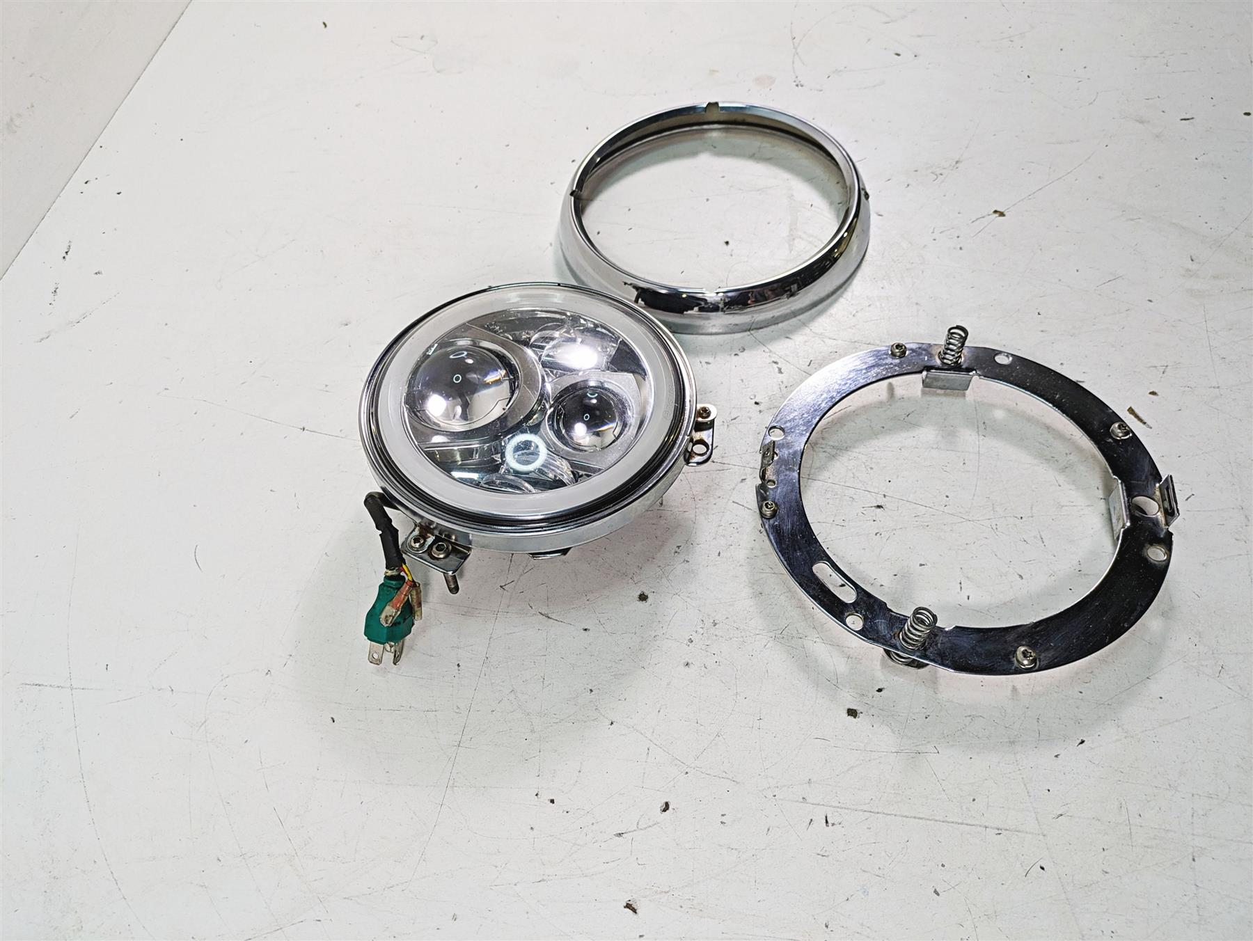 2008 Harley FLHTCU Electra Glide Headlight Head Light Halo Lamp - Read {{ shop.shopifyCountryName }} - Mototech271