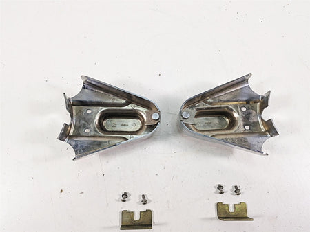 2000 Harley FXSTS Softail Springer Kuryakyn Chrome Rear Axle Cover Set 8202 {{ shop.shopifyCountryName }} - Mototech271