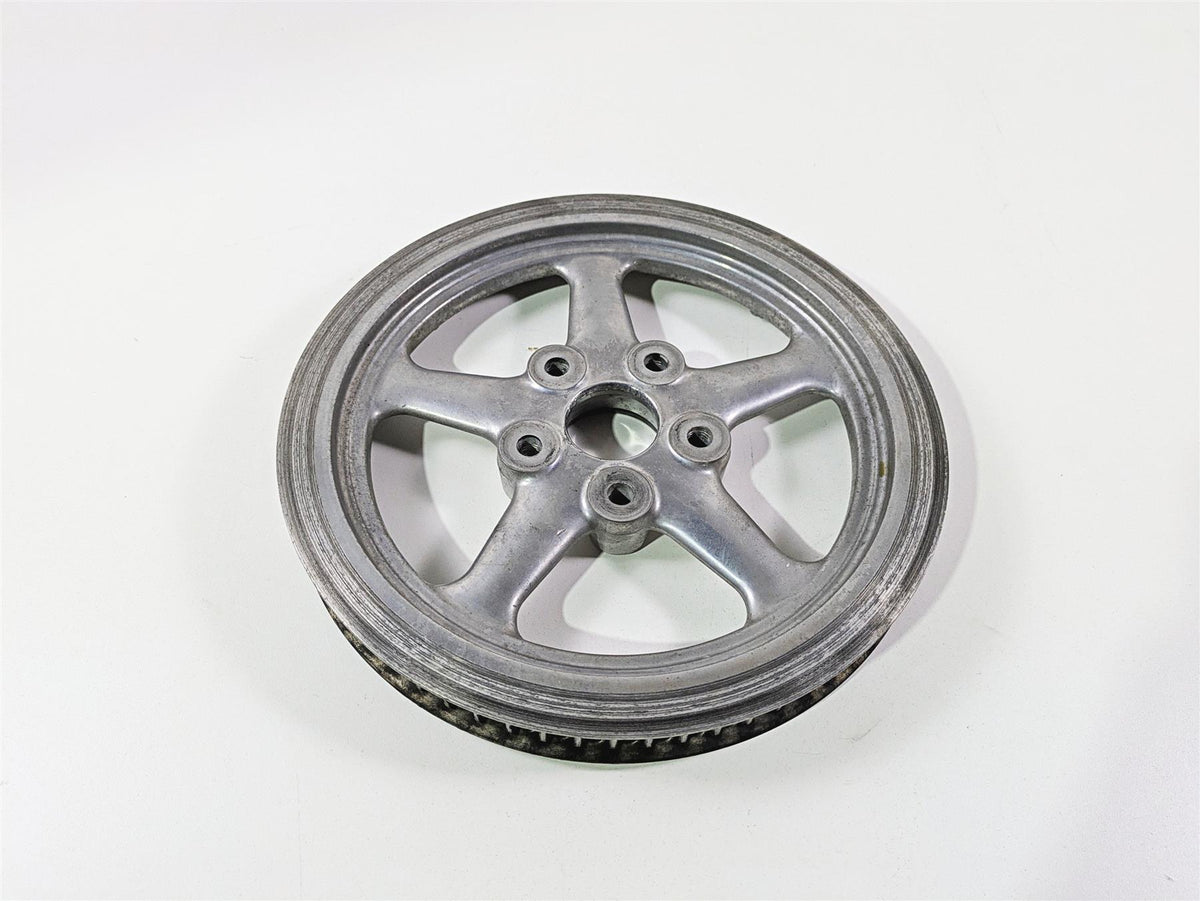 2008 Harley FXCWC Softail Rocker Rear Drive Belt Pulley 66T 1" 40585-08 {{ shop.shopifyCountryName }} - Mototech271