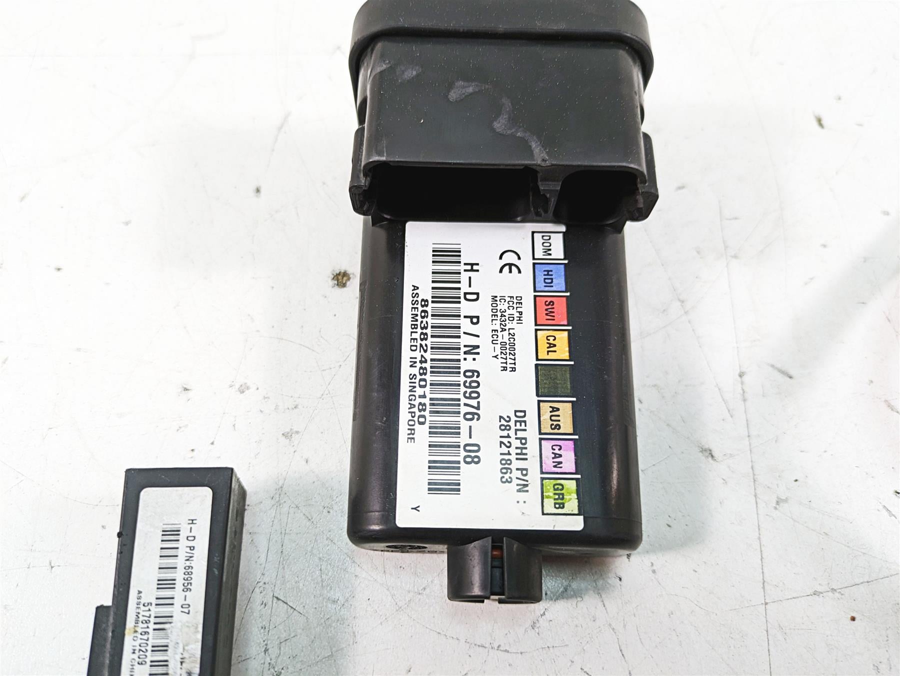2009 Harley FXCWC Softail Rocker C Tssm Turn Signal Security Module Set 69976-08 {{ shop.shopifyCountryName }} - Mototech271