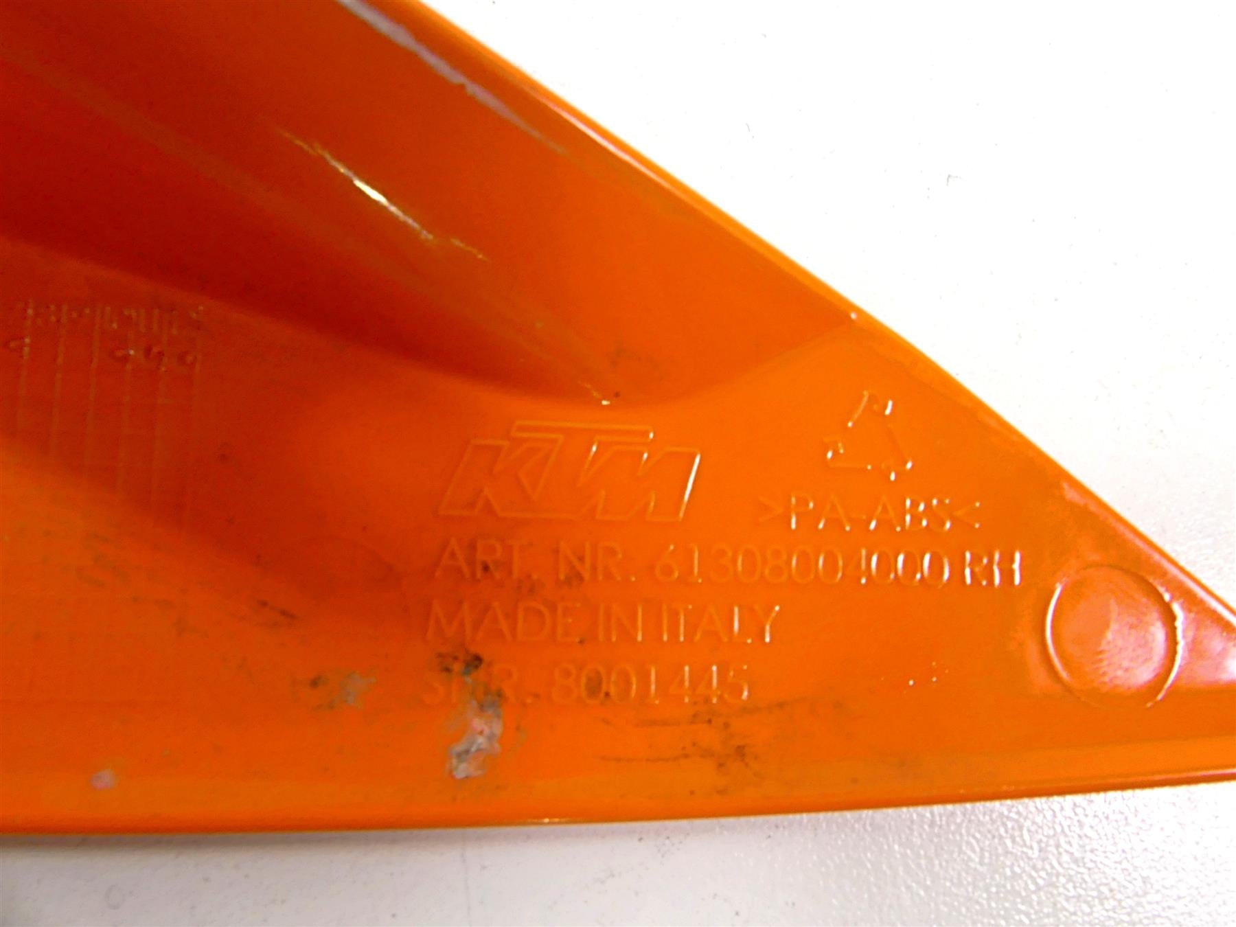 2016 KTM 1290 Super Duke R Right Tail Cover Fairing Panel 61308004000 {{ shop.shopifyCountryName }} - Mototech271