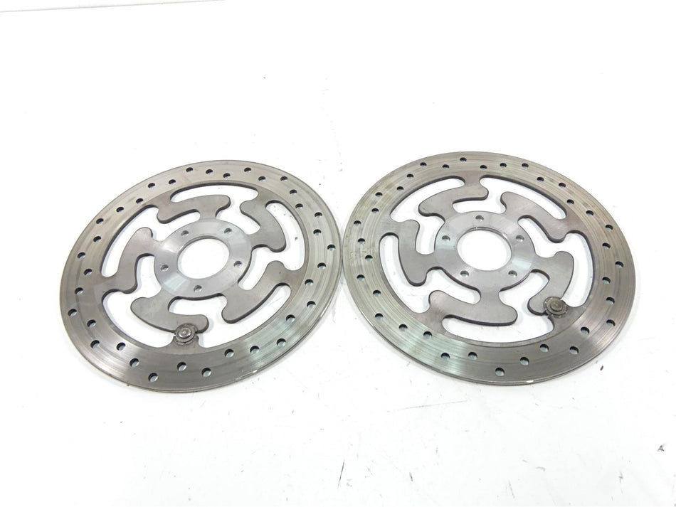 2008 Harley Touring FLHX Street Glide Front Brembo Brake Disc Rotor Set 41808-08 {{ shop.shopifyCountryName }} - Mototech271