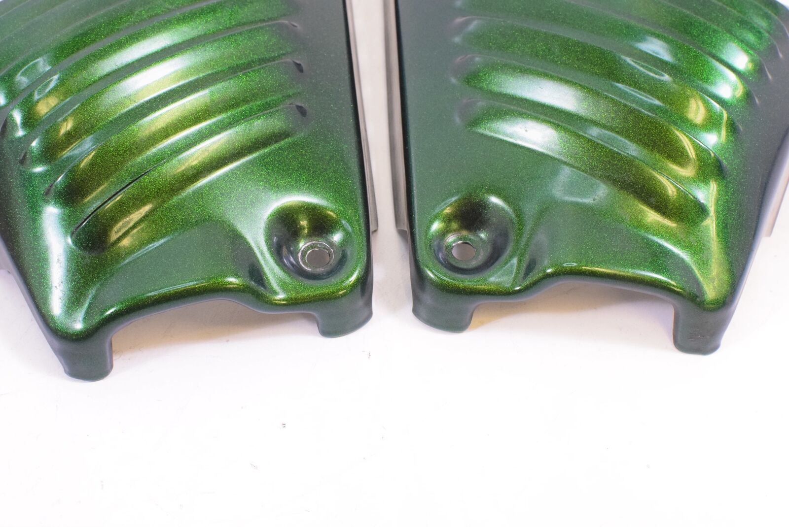 2006 Harley VRSCA V-Rod Frame Neck Cover Set - Dragon Green 66155-03 {{ shop.shopifyCountryName }} - Mototech271