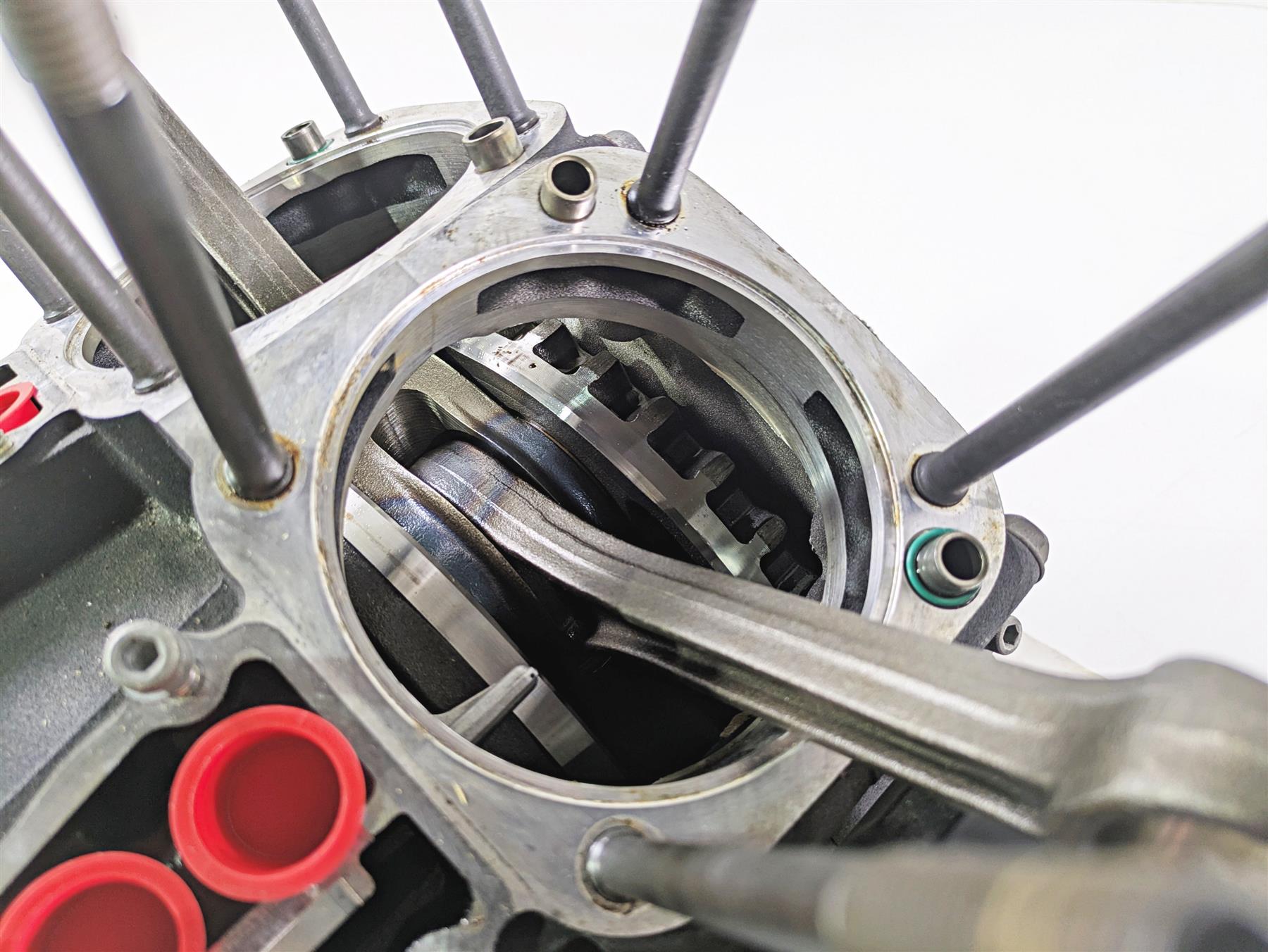 2014 Harley FXDF Dyna Fat Bob Engine Bottom End Crank Case Shaft 24621-06B {{ shop.shopifyCountryName }} - Mototech271