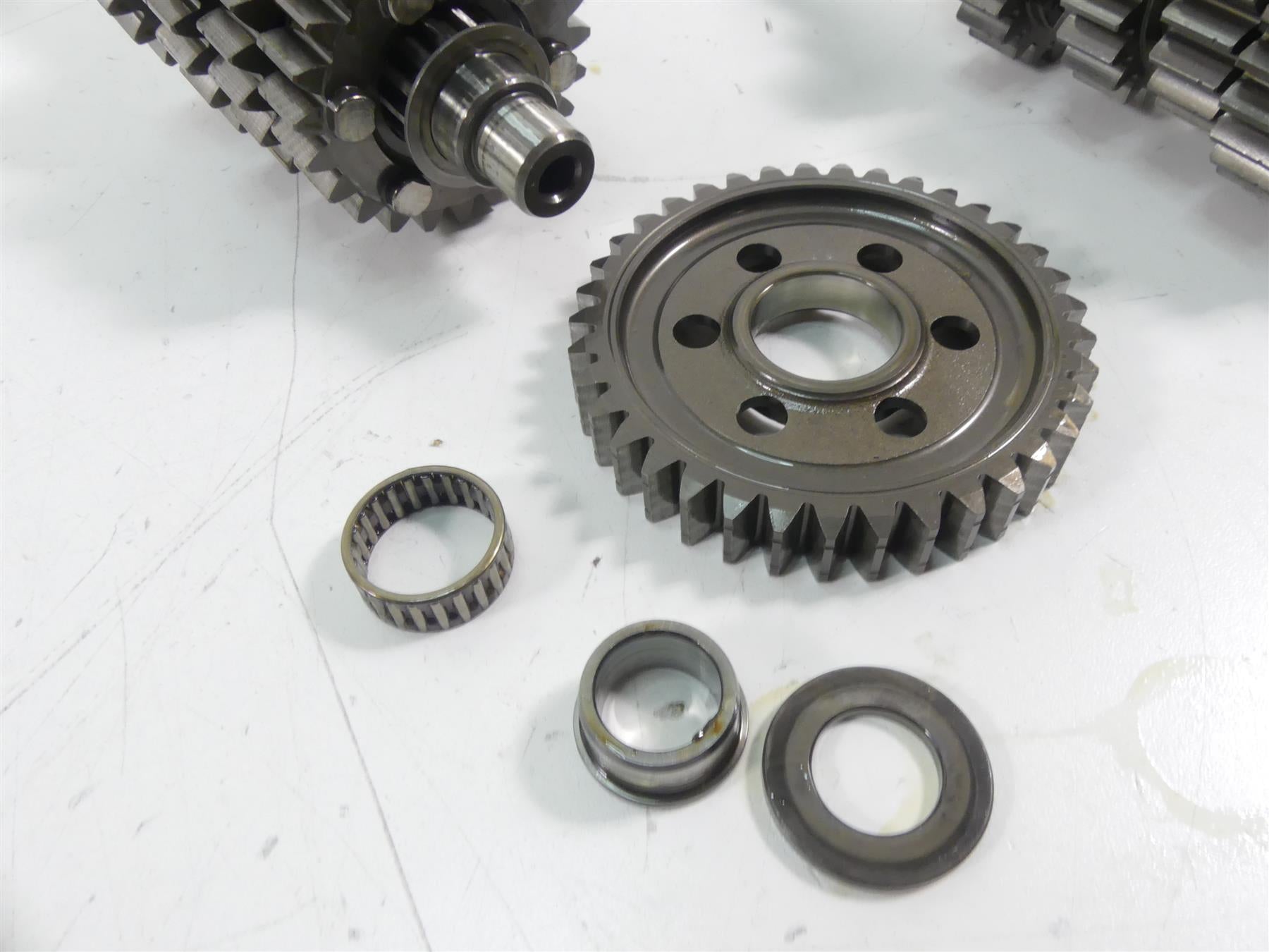 2015 Ducati Diavel Carbon Red Transmission Shift Drum Gearbox Gears Set 18220521 {{ shop.shopifyCountryName }} - Mototech271