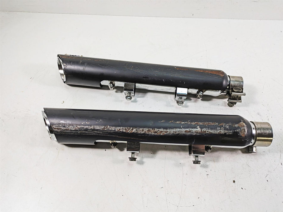 2017 Harley XL883 N Sportster Iron Vance Hines Slip On Exhaust Muffler Set 46361 {{ shop.shopifyCountryName }} - Mototech271