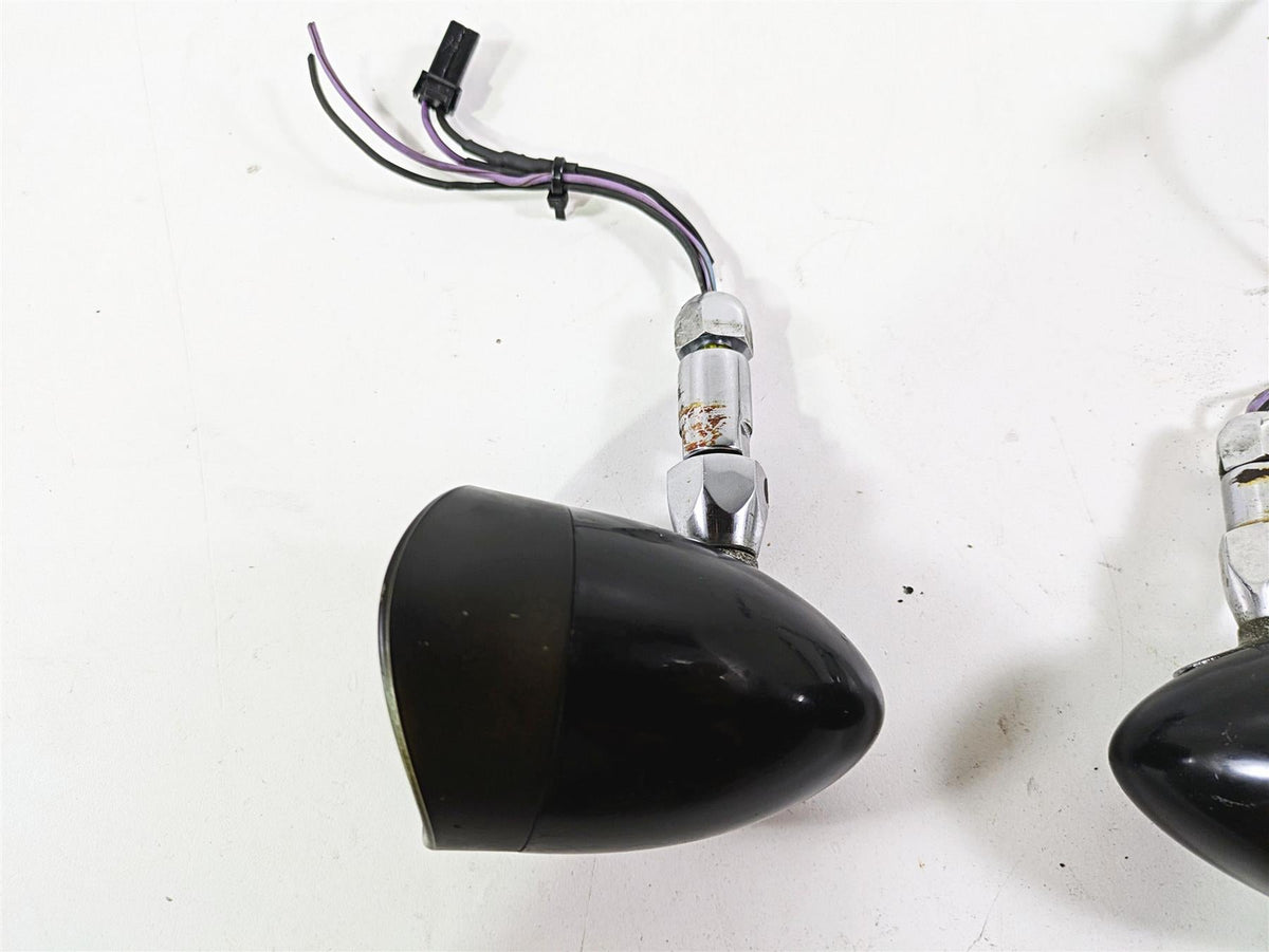 2008 Harley FLSTSB Cross Bones Rear Bullet Turn Signal Set - Read 69934-08 {{ shop.shopifyCountryName }} - Mototech271