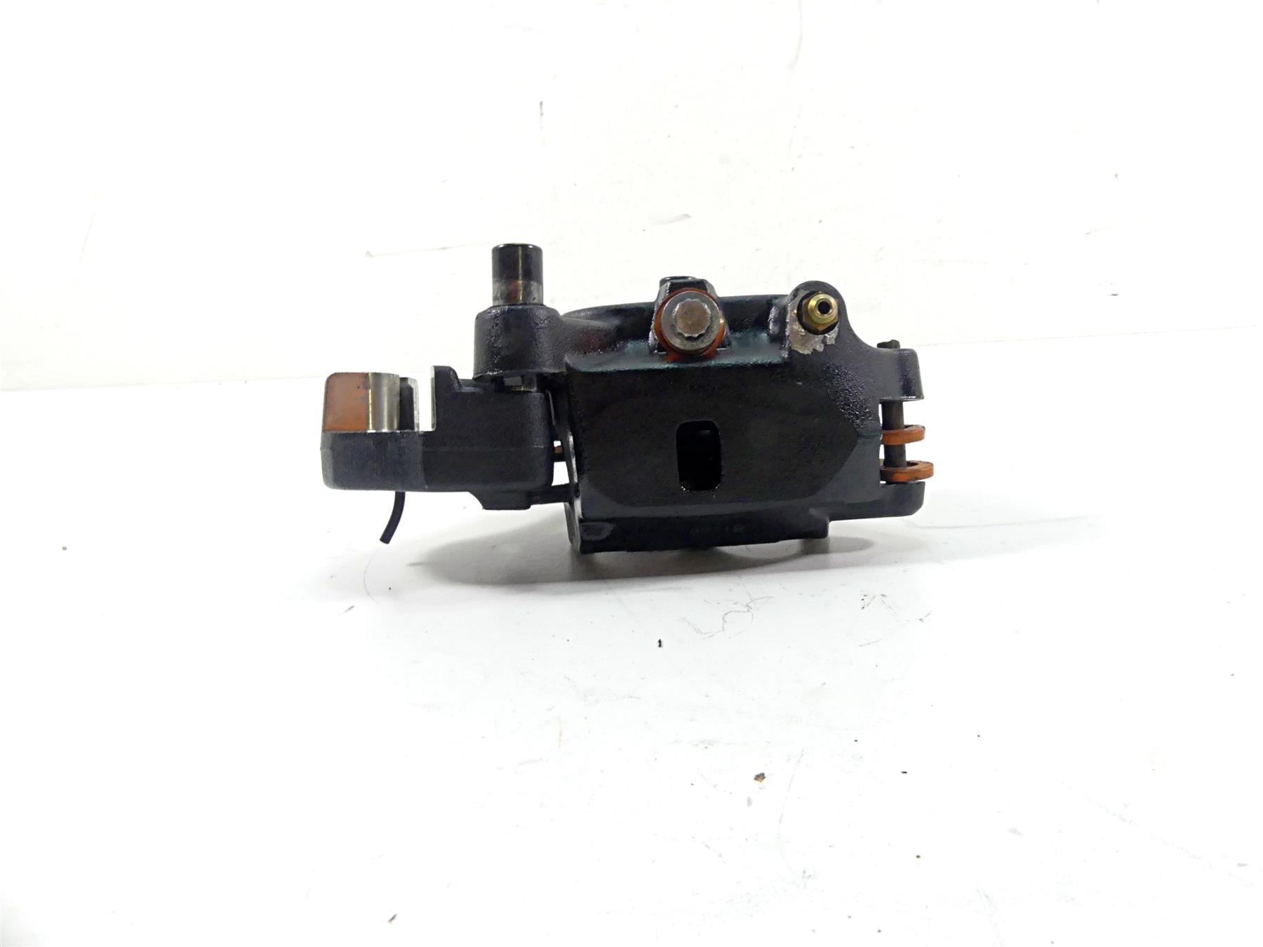 2011 Harley Softail FXS Blackline Rear Brake Caliper + 25mm Bracket 40908-08 {{ shop.shopifyCountryName }} - Mototech271